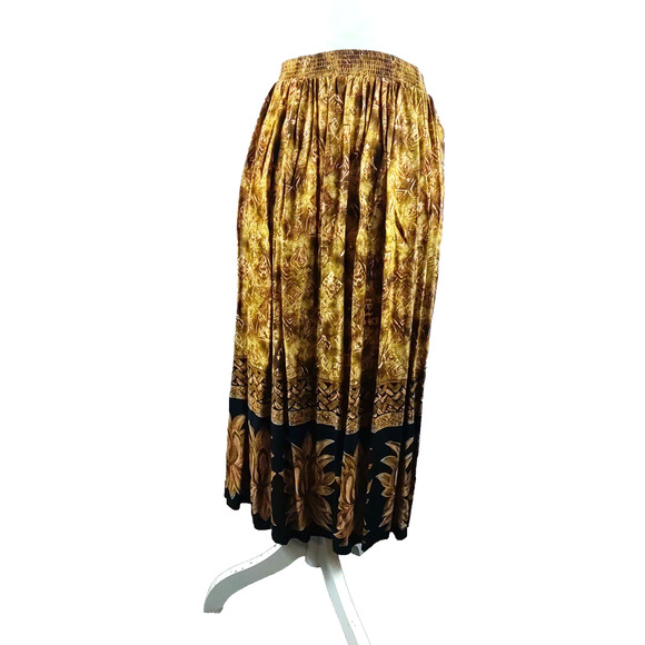 Vintage California Creations Women's Top Skirt Set Brown Orange 18 W - Picture 6 of 10